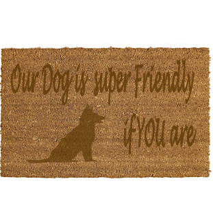 mat door personalised engraved laser coir custom