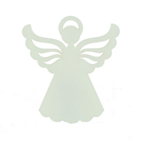Personalised Sublimation Printed Acrylic Angel Shape Christmas Tree Decoration