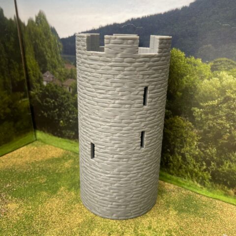 Medievial Castle Walls Tower