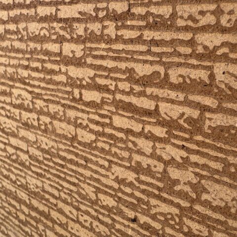 O gauge Scenic engraved stone pattern sheet 795mm x 190mm