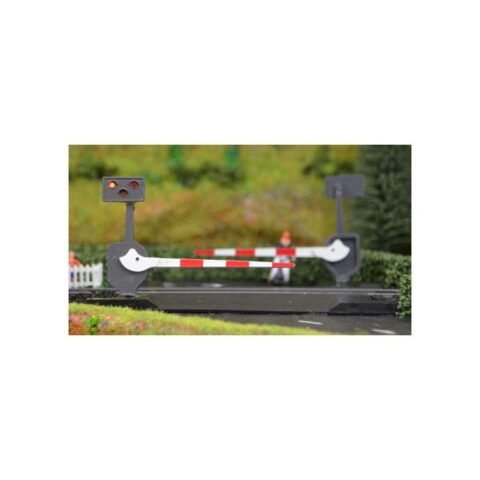 TTLC10 Train Tech OO Gauge Level Crossing Barrier Set with Light & Sound (OO)