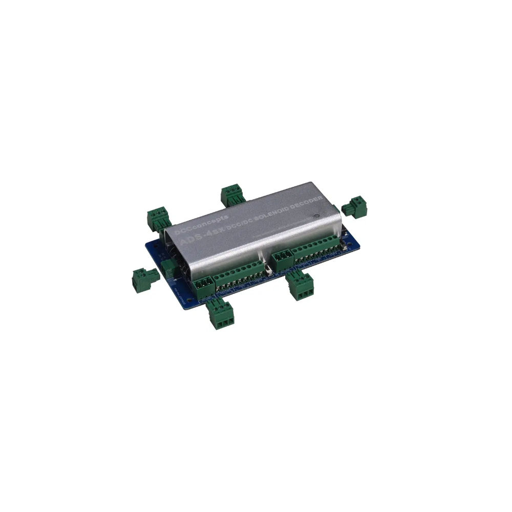 DCD-ADS-4sx 4 Channel Solenoid Point Motor Decoder with Protective Case